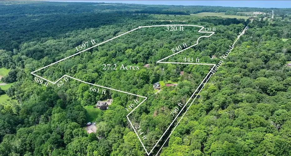 27 acres, west falls, orchard park, kissing bridge
